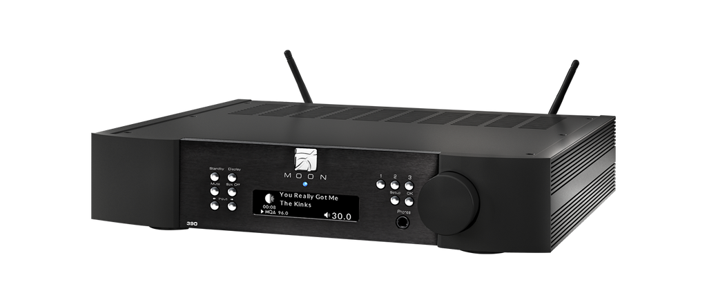 MOON 390 Network Player/Preamplifier – Ultimate Audio Experience Black